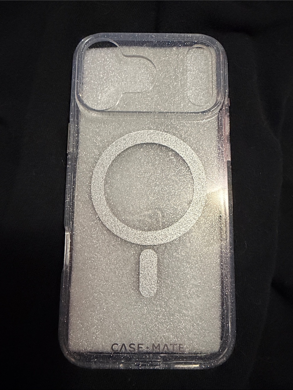 case-mate Clear Glitter MagSafe iPhone Case - Silver Glitter iPhone 17 pro max